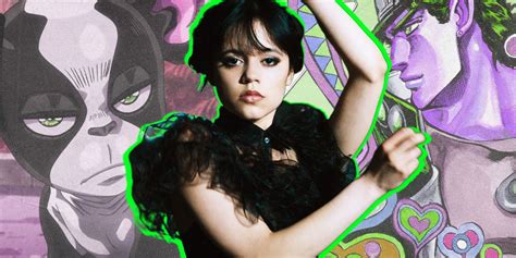 jenna ortega anime|Jenna Ortega Gives JoJos Bizarre Adventure a。